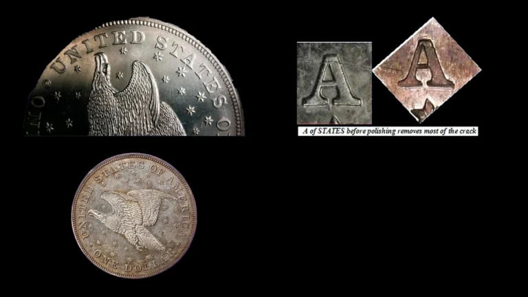 1836 Dollar Errors — error coin photographs