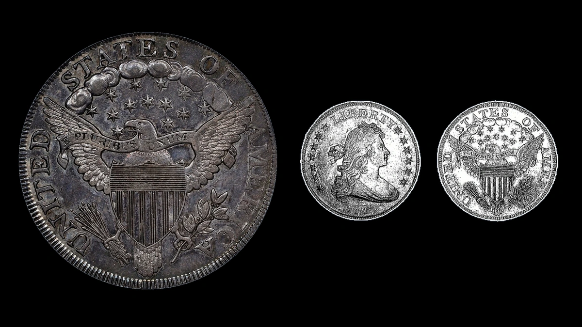 1801 Dollar Errors — error coin photographs