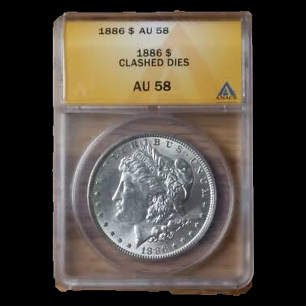 1886 Morgan Silver Dollar: Clashed Dies