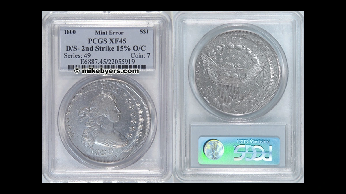 1800 Draped Bust Dollar: Multiple Strike