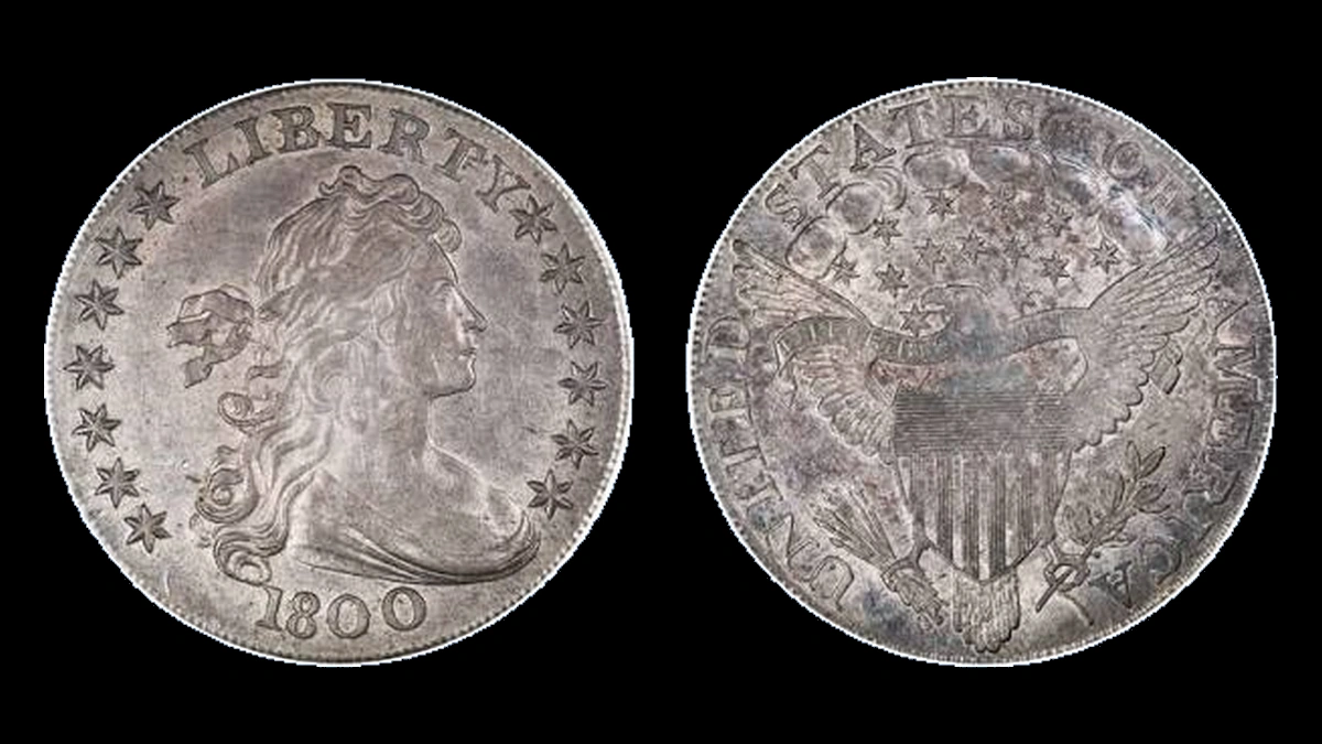 1800 Draped Bust Dollar: Die Break