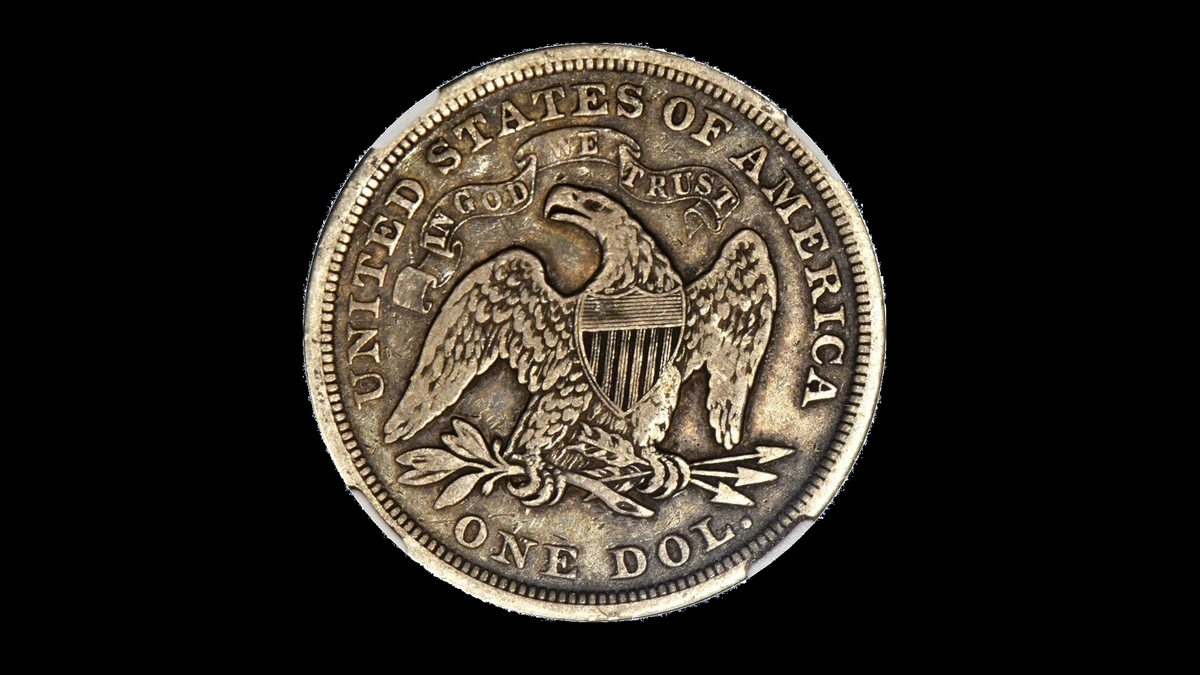 1866 Dollar Errors — error coin photographs
