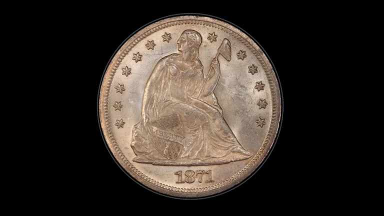 1871 Dollar Errors — error coin photographs
