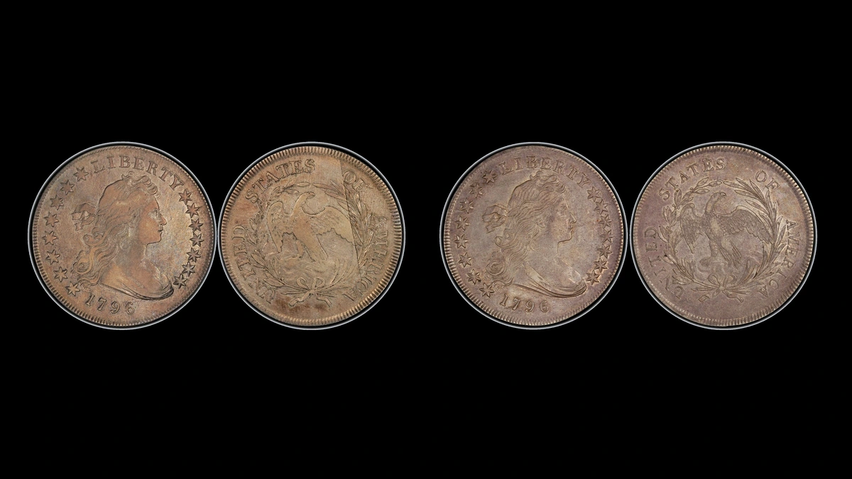1796 Dollar Errors — error coin photographs