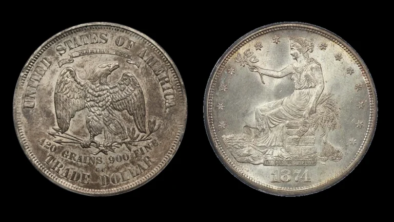 1874 Dollar Errors — error coin photographs